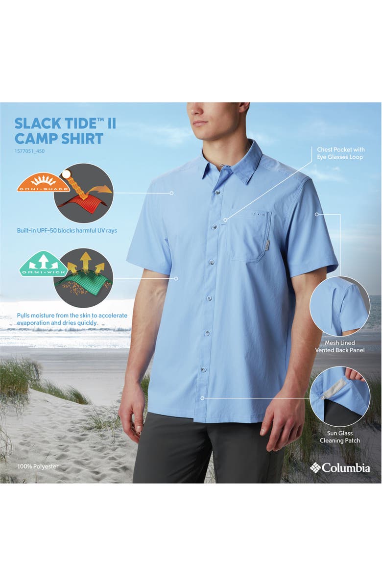 Columbia Big & Tall PFG Slack Tide Camp Shirt, Alternate, color, 