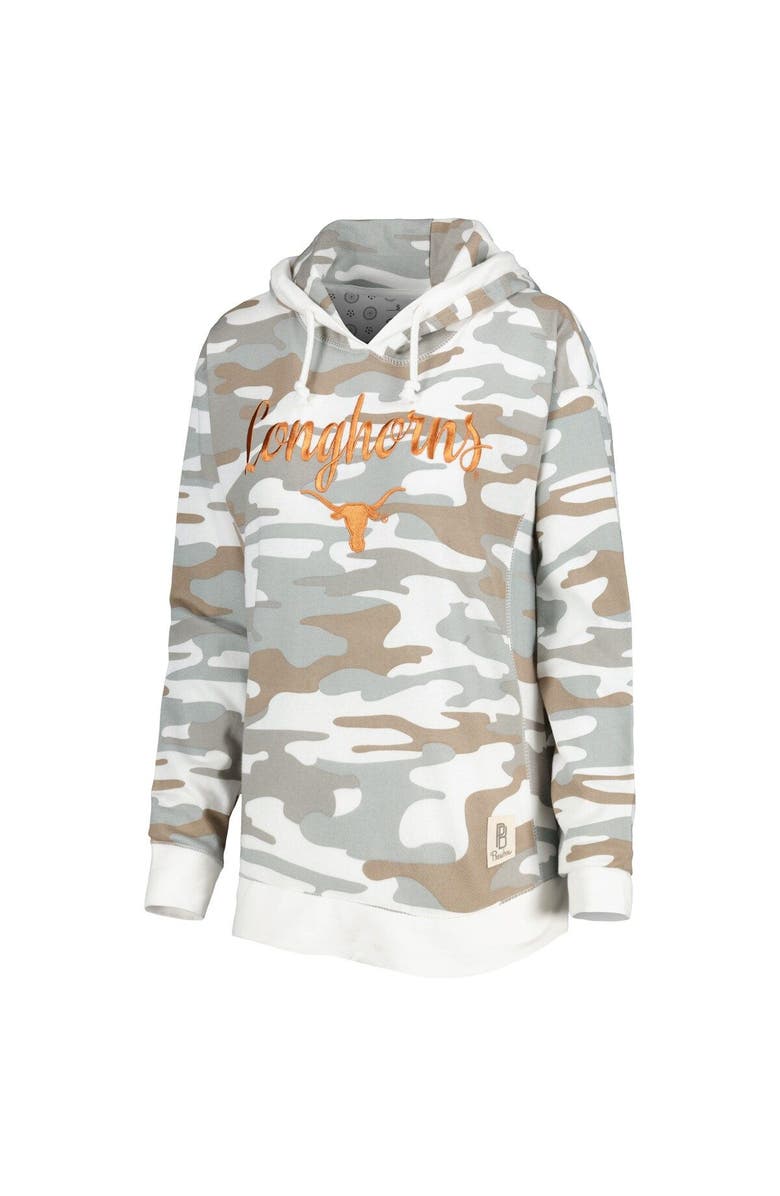 PRESSBOX Women's Pressbox Camo Texas Longhorns San Pablo Pullover Hoodie, Alternate, color, 