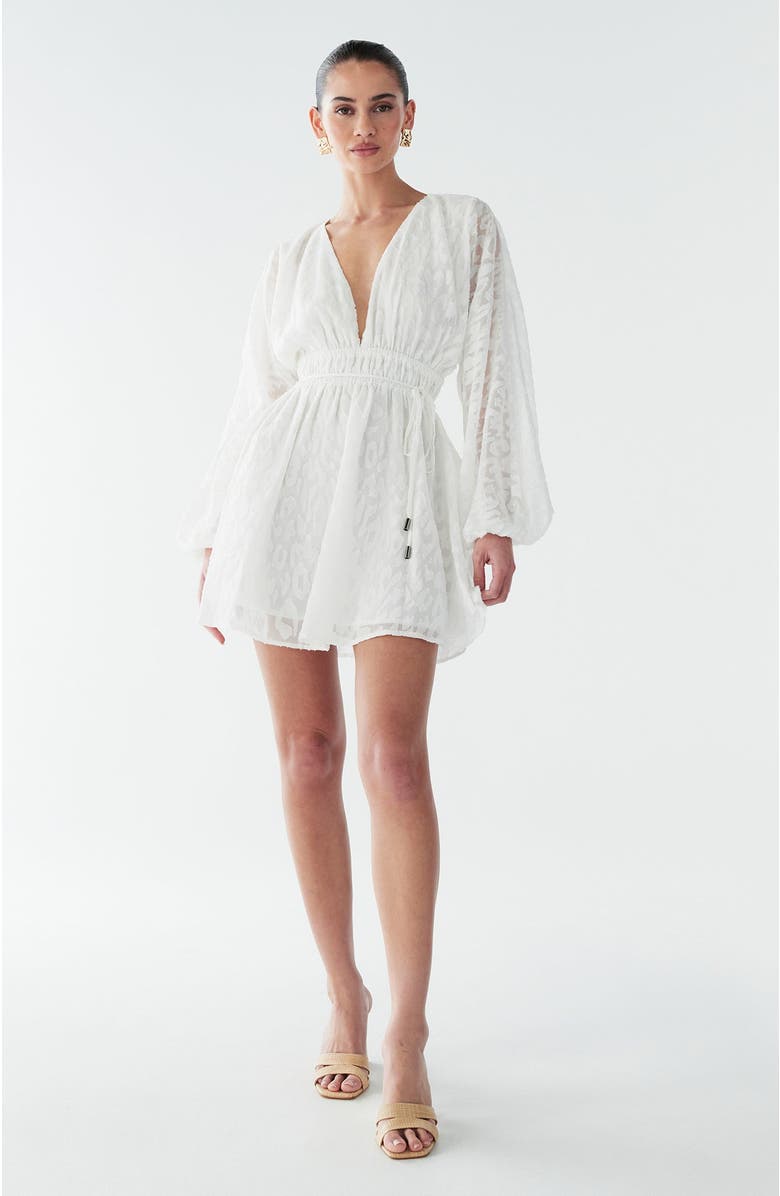BWLDR Gracie Mini Dress, Main, color, White