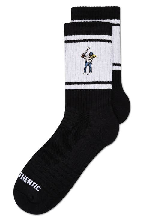 Retro Striped Calf Socks
