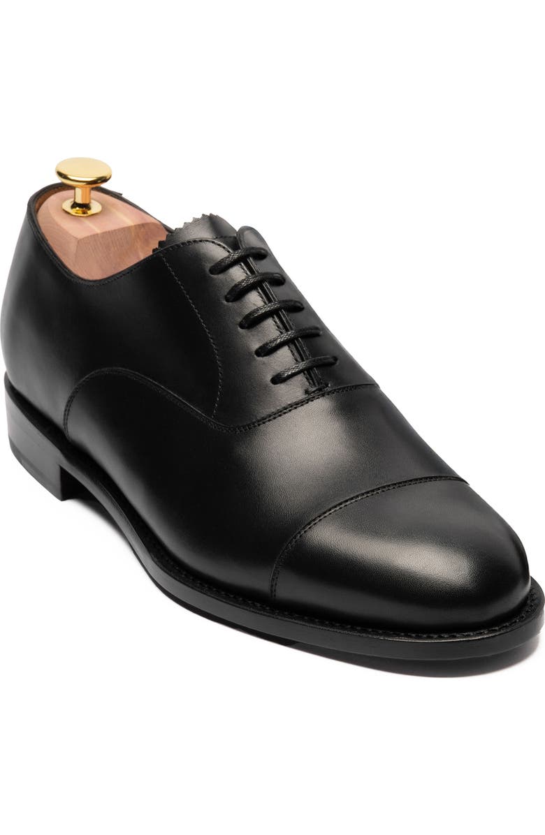 MORJAS The Cap Toe Oxford, Main, color, Black Calf