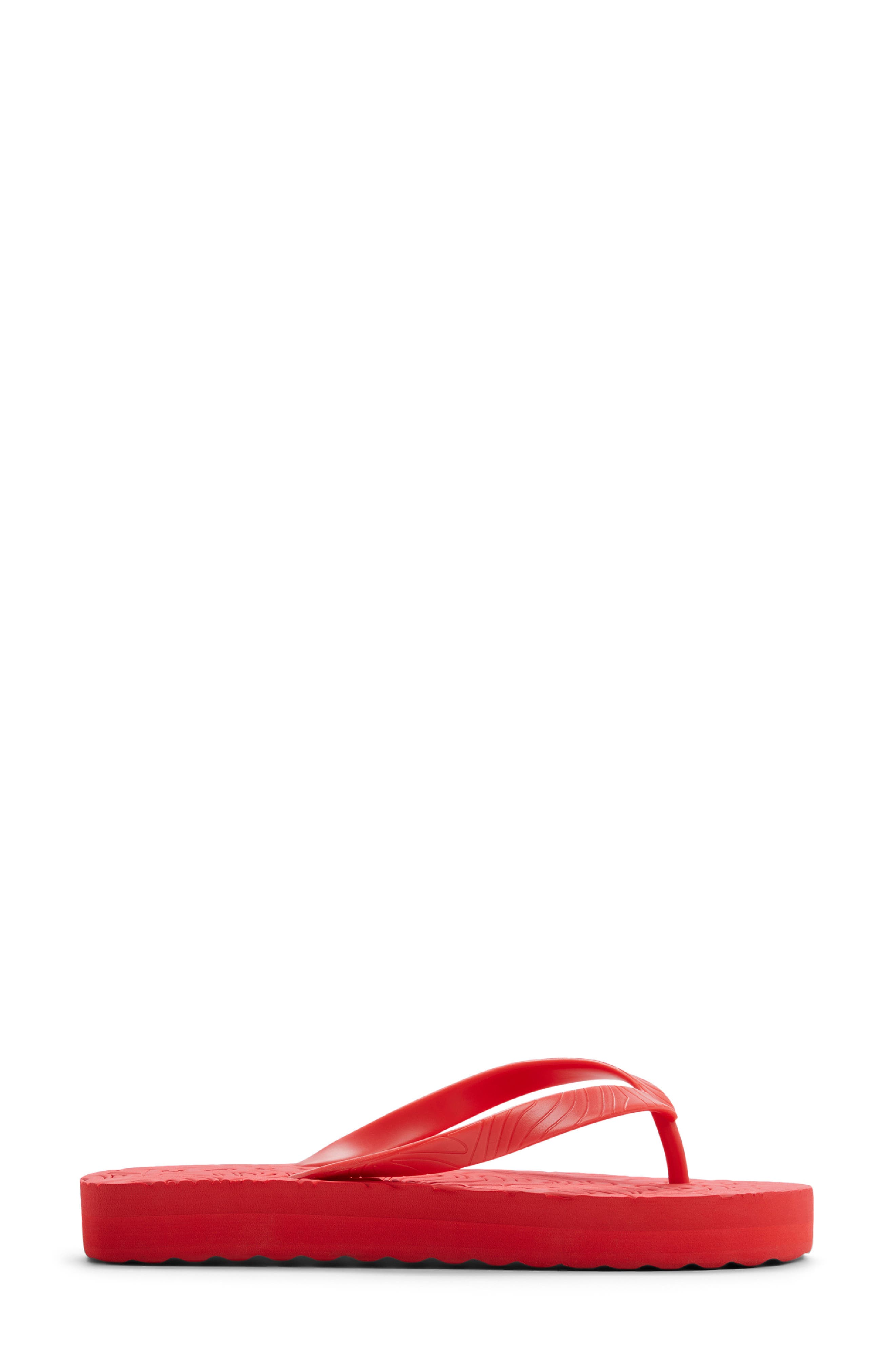 Beach Up Platform Flip Flop, Alternate, color, RED
