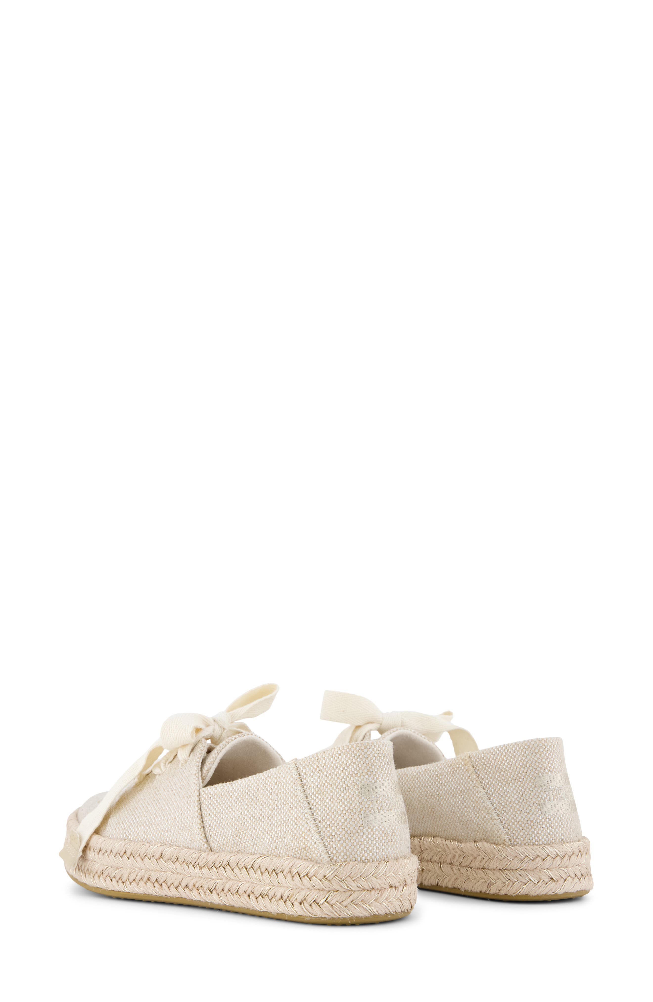 Carolina Lace-Up Espadrille, Alternate, color, GOLD