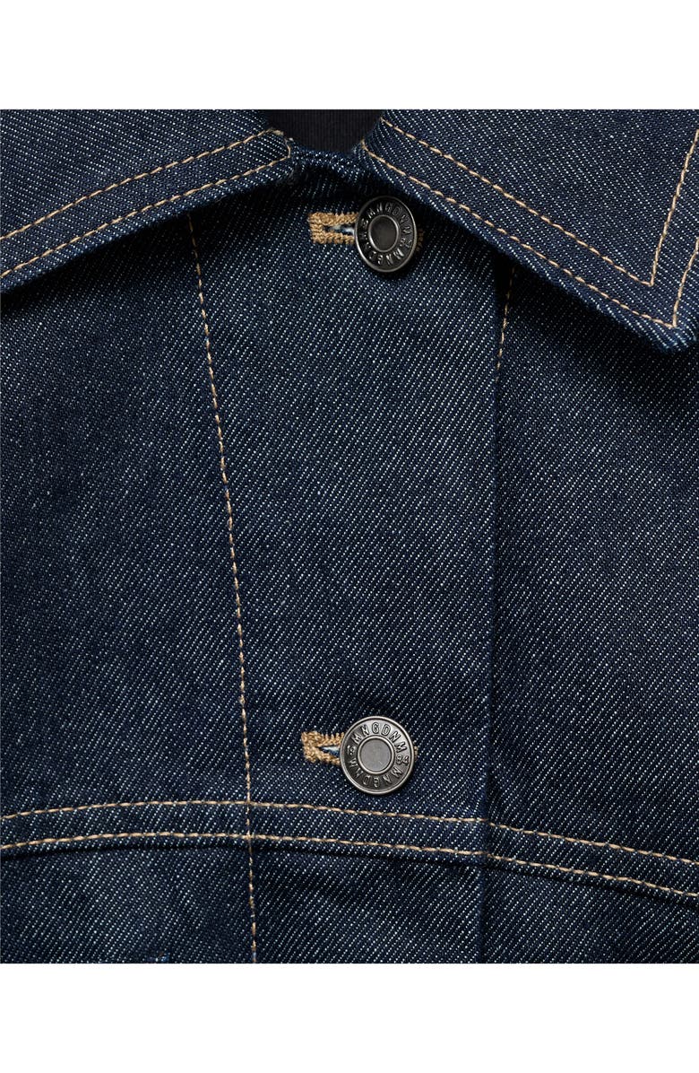 MANGO Denim Jacket, Alternate, color, Open Blue