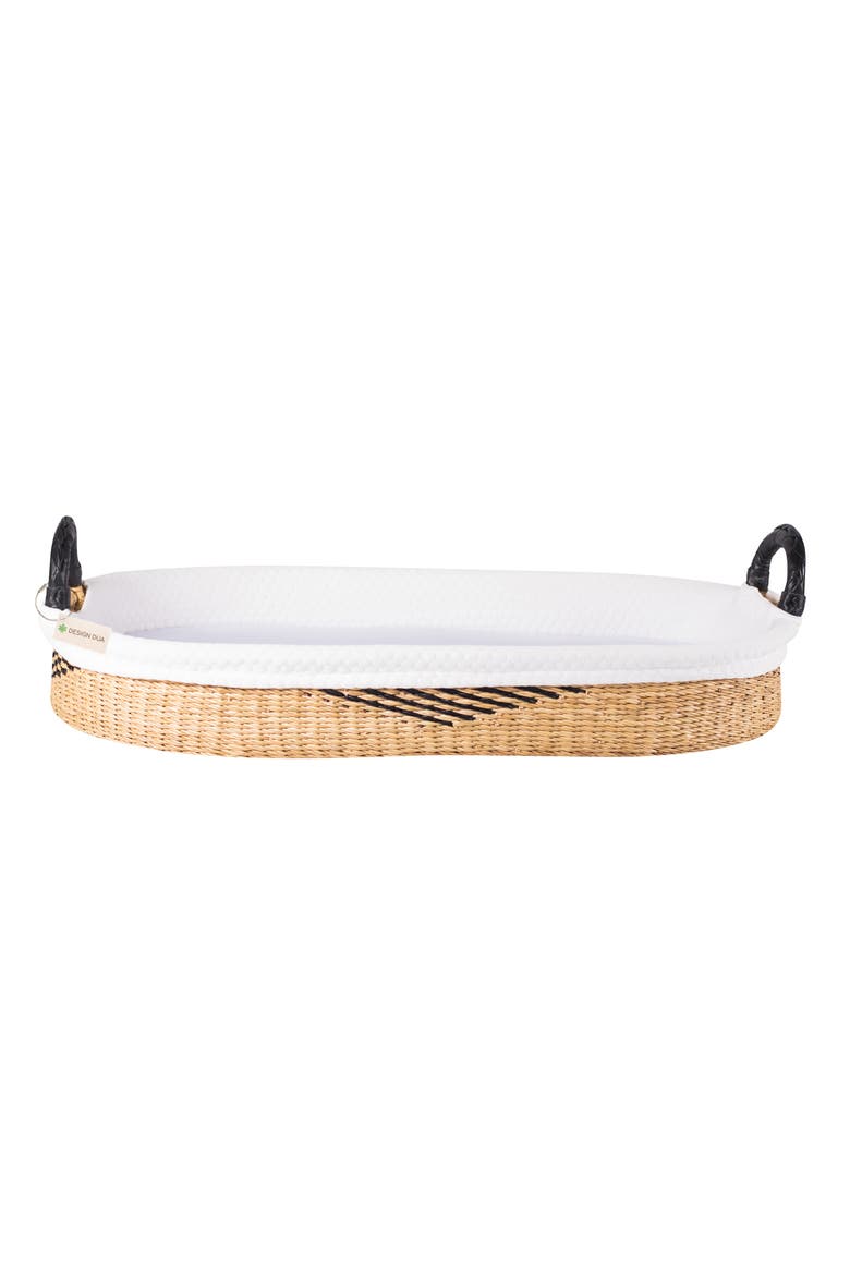 Prism Changing Basket Set, Alternate, color, NATURAL & BLACK