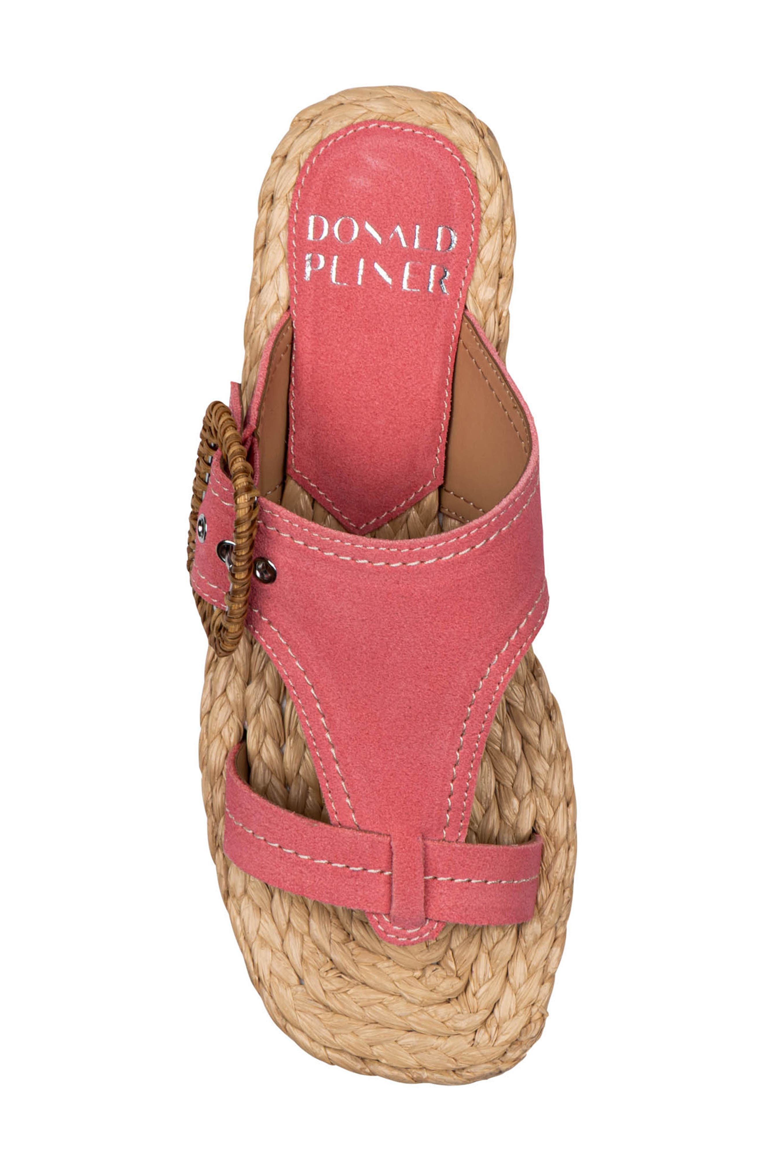 Hilari Leather Slide Sandal, Alternate, color, PINK