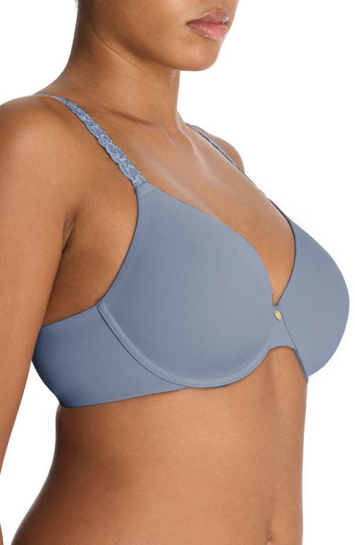 Natori Pure Luxe Underwire T-shirt Bra In Blue