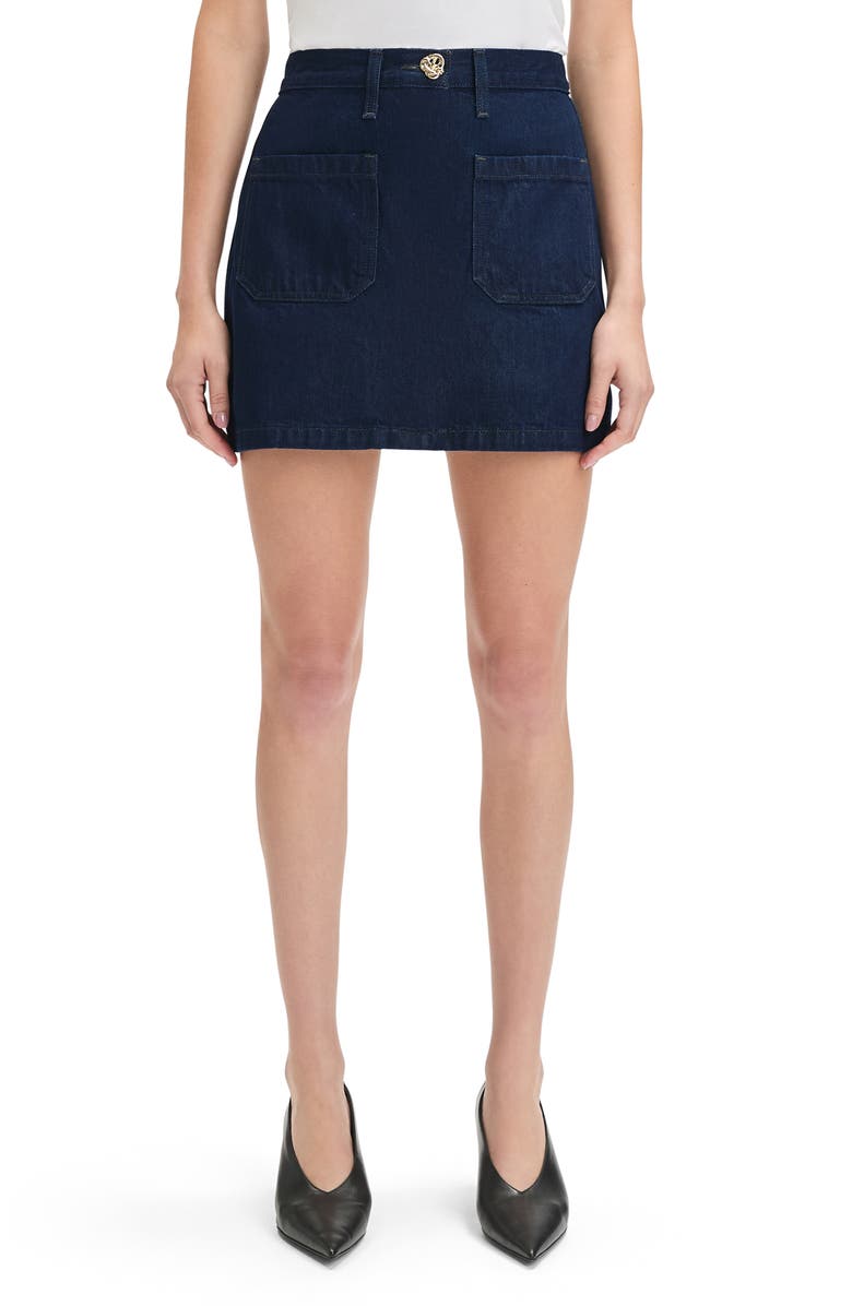 Favorite Daughter The Mimi Denim Miniskirt, Main, color, Stout