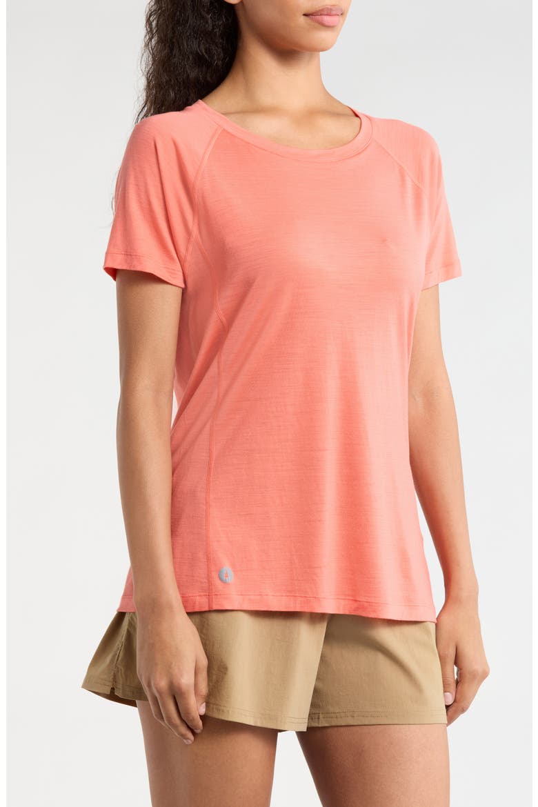Ultralite Crewneck T-Shirt, Alternate, color, CORAL REEF