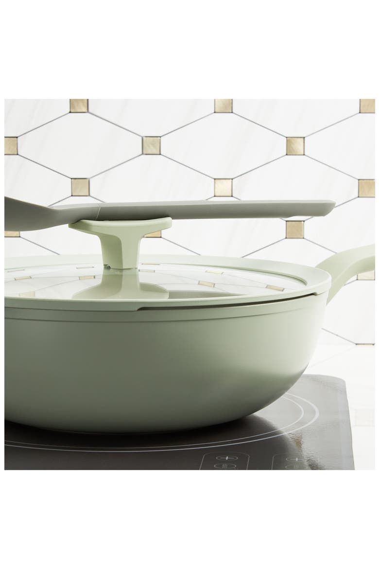 Leo Balance 4.4-Quart Wok Pan, Alternate, color, SAGE