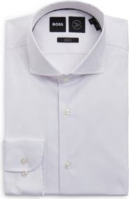 BOSS Hank Slim Fit Cotton Blend Dress Shirt