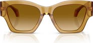 Versace 53mm Cat Eye Sunglasses