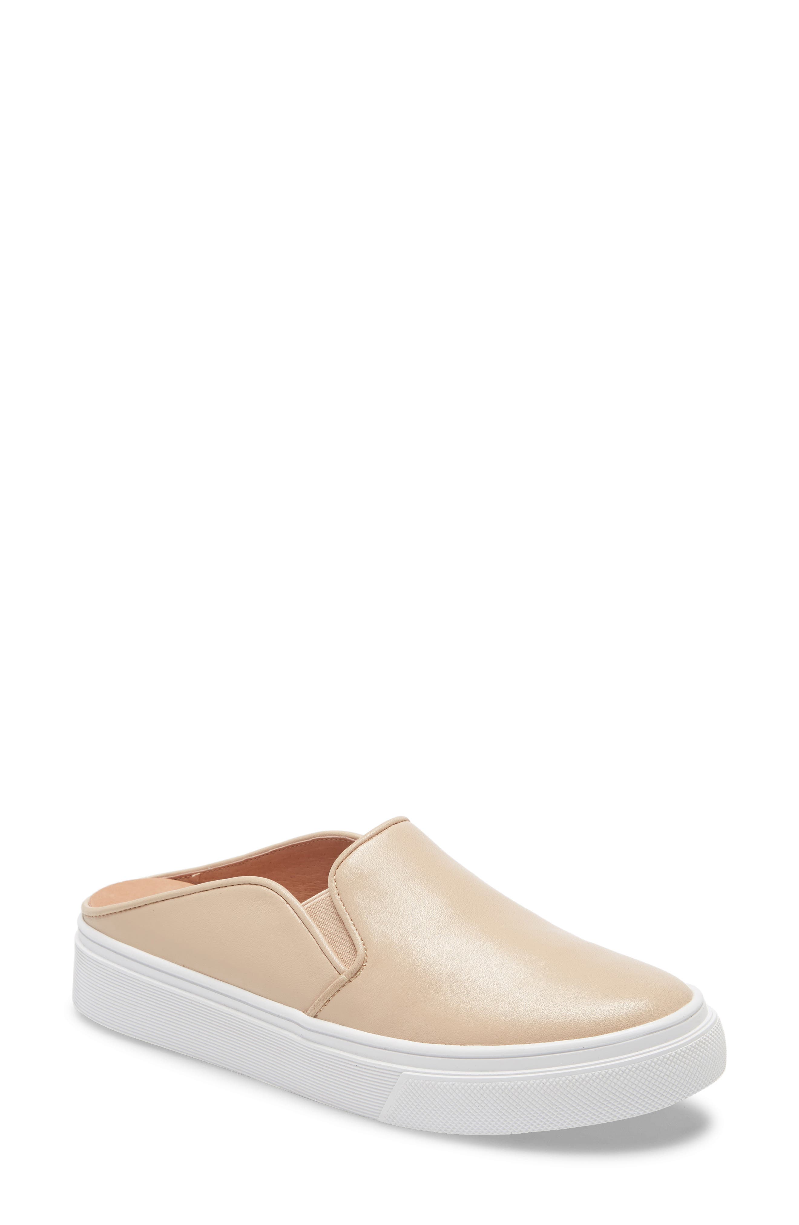 Calder Platform Sneaker, Main, color, NUDE LEATHER