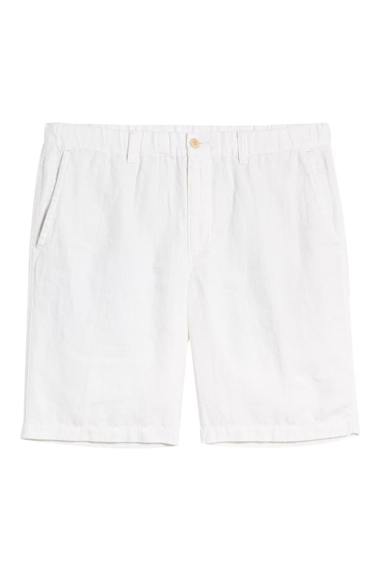 Linen The Good Life Linen Shorts, Alternate, color, WHITE