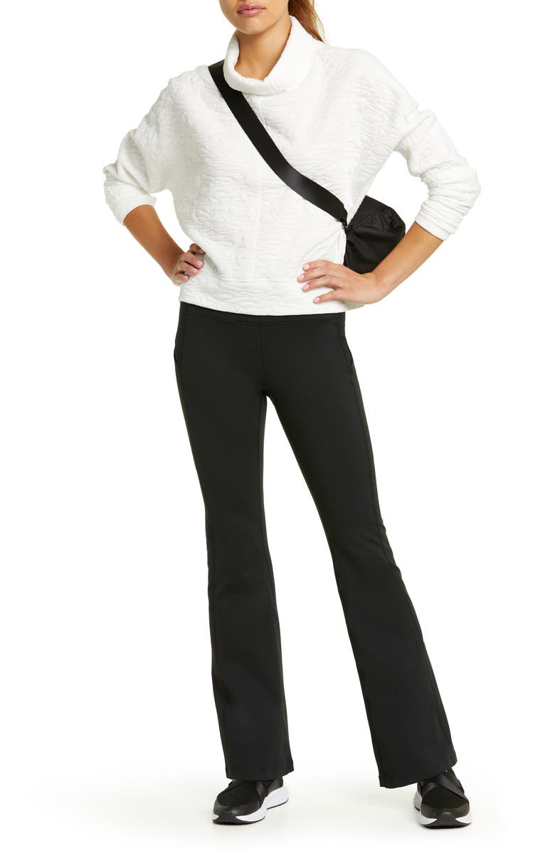 Zella Live In High Waist Pocket Flare Pants, Alternate, color,