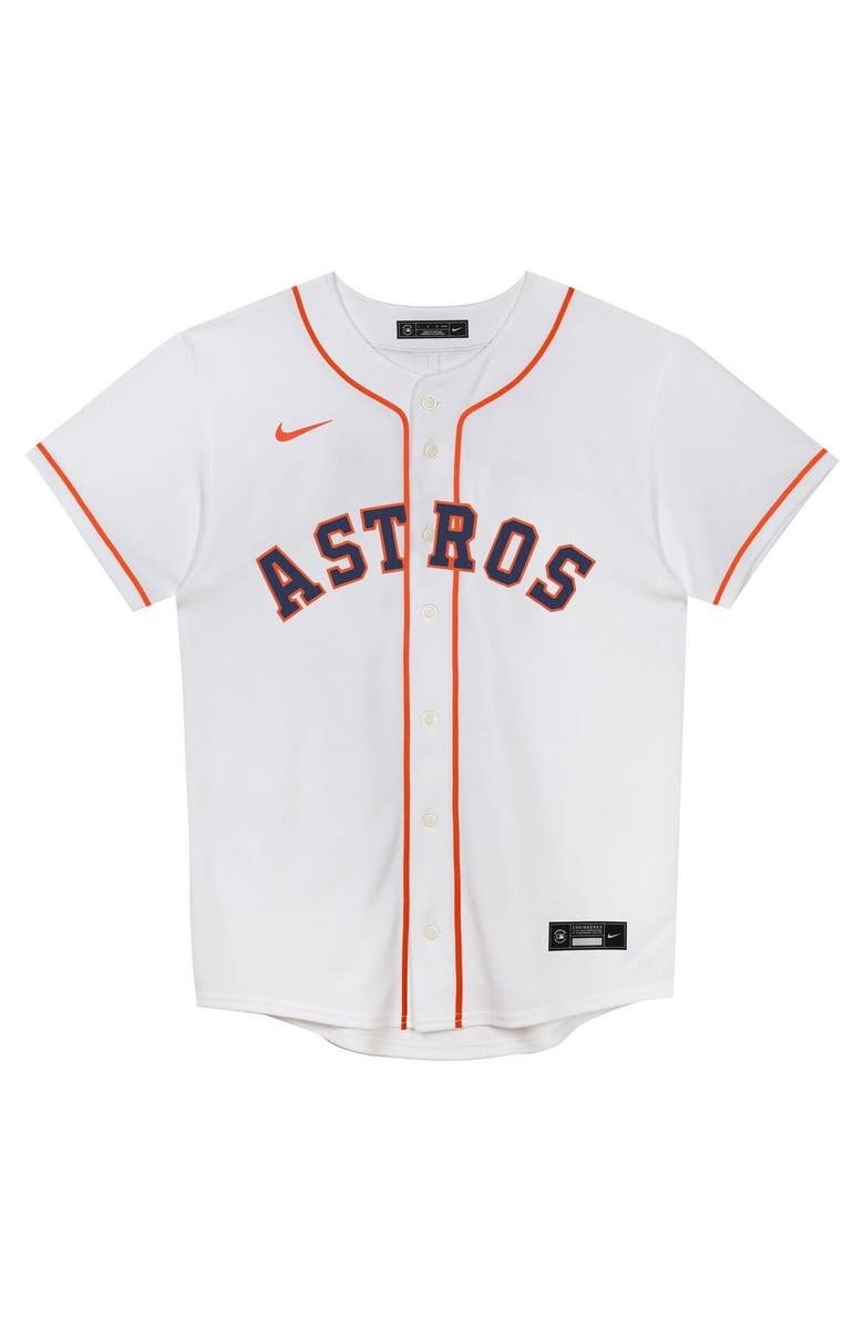 Nike Preschool Nike Jose Altuve White Houston Astros Home Replica 2.0 Player Jersey, Alternate, color, White