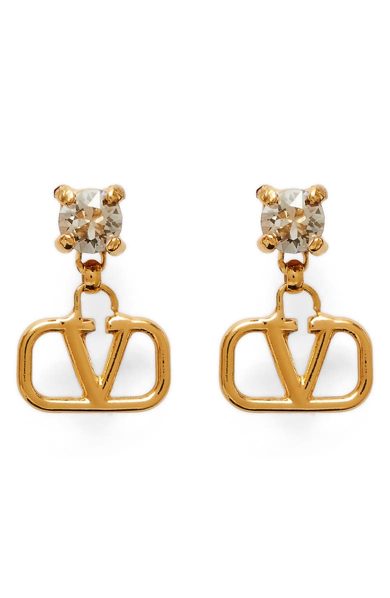 Valentino Garavani Valentino VLOGO Pendant Stud Earrings, Main, color, 