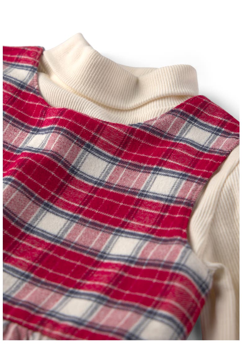 Kids' Jumper & Turtleneck Top Set, Alternate, color, LP RED PLAID
