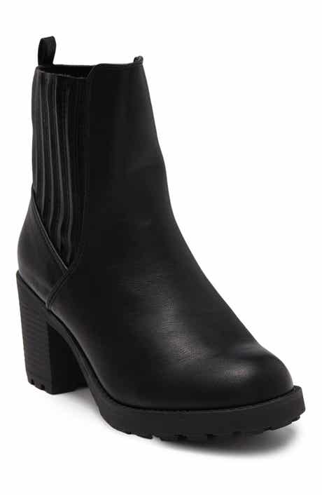 CHASE AND CHLOE Chase & Chloé Leo Lug Sole Bootie