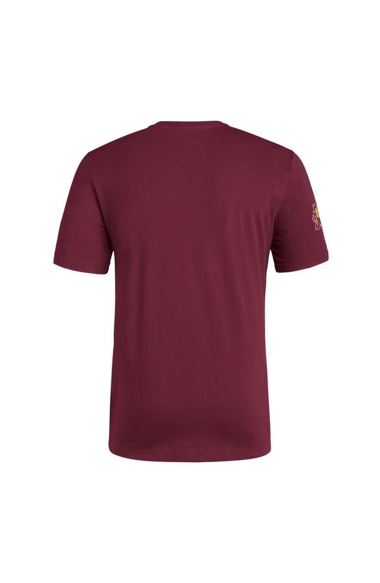 adidas Men's adidas  Maroon Arizona State Sun Devils Fresh Wordmark T-Shirt, Alternate, color, Maroon