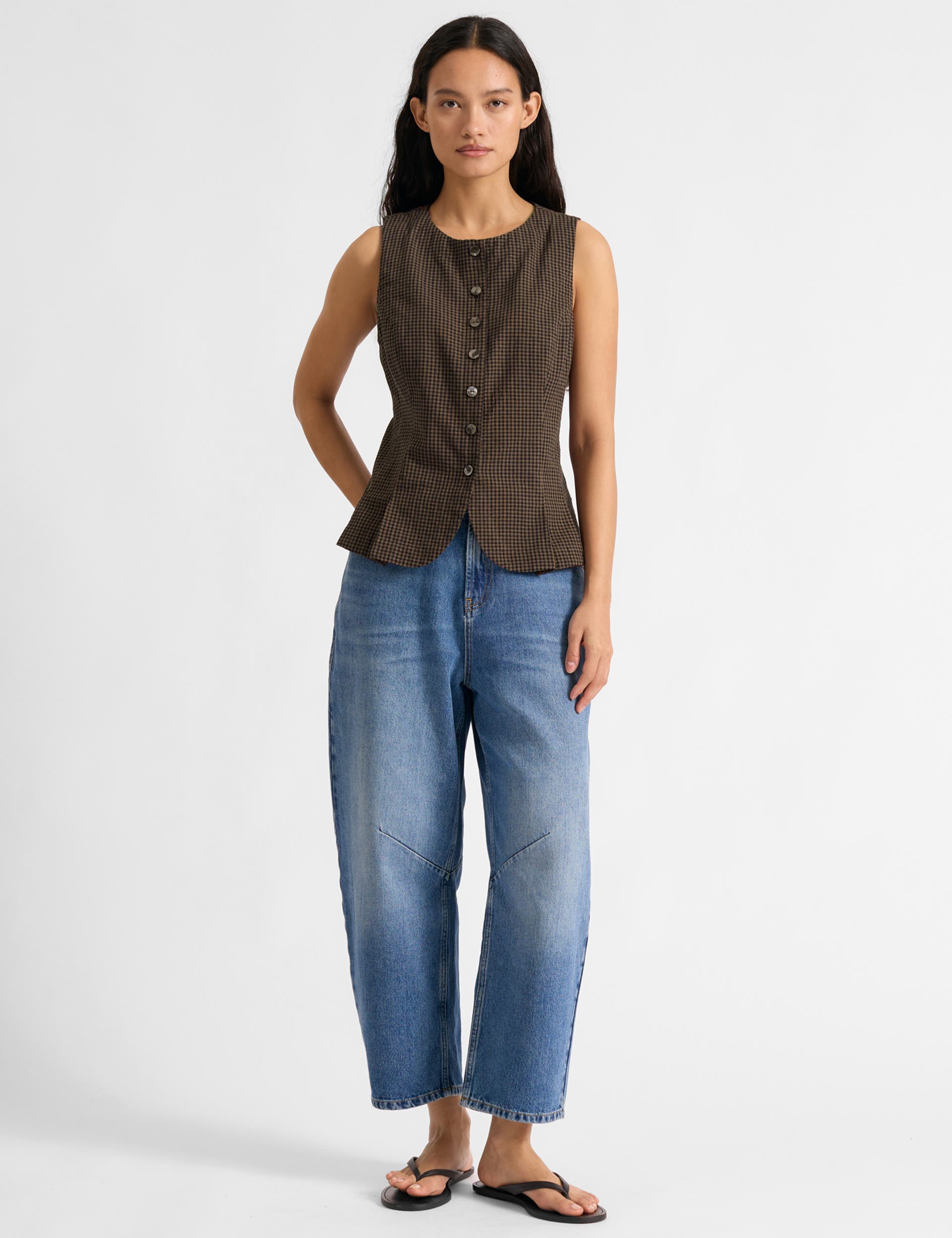 Gingham Waistcoat - image 2