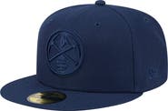 New Era Men's New Era Navy Denver Nuggets Tonal Color Pack 59FIFTY Fitted Hat