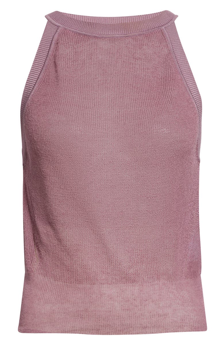 Veronica Beard Solomon Knit Linen Blend Tank, Alternate, color, Orchid Haze