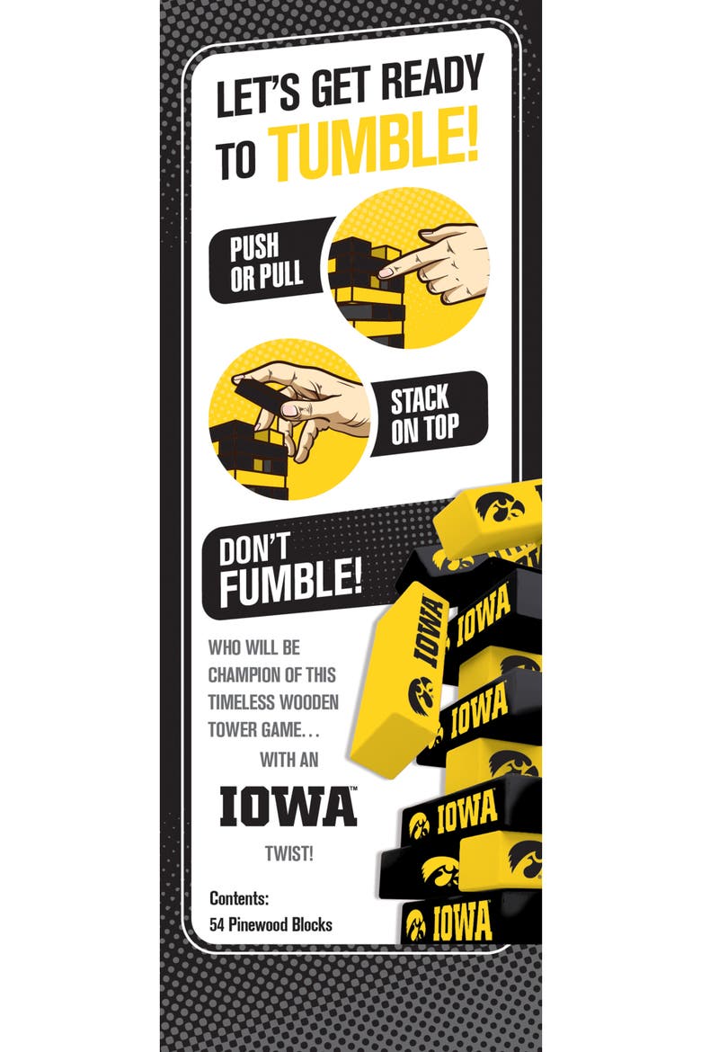 Iowa Hawkeyes Tumble Tower, Alternate, color, Multicolor