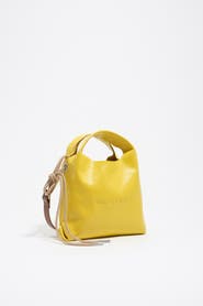 Bimba y Lola Leather Mini Paper Bag SS26