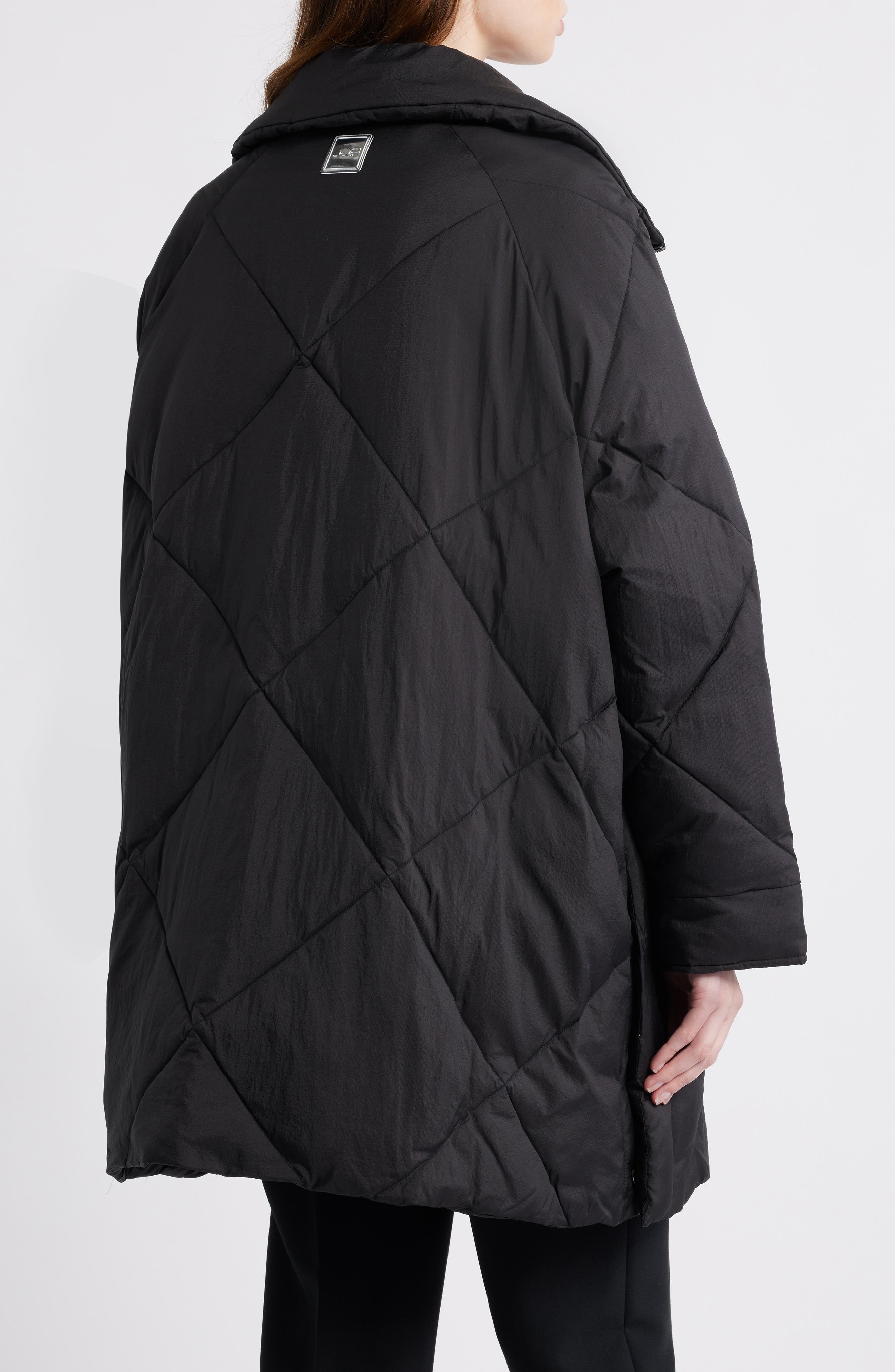 Memory Nylon Water Repellent Quilted Jacket - image 2