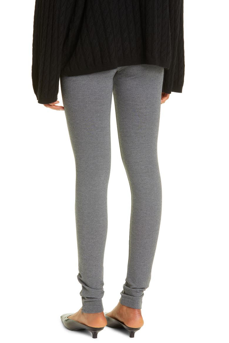 Zip Leggings, Alternate, color, GREY MELANGE