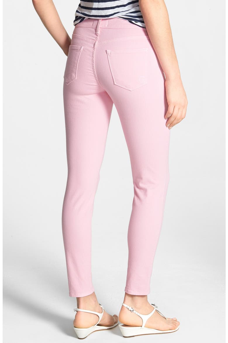 'Wisdom' Colored Ankle Skinny Jeans, Alternate, color, PINK