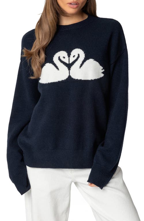 EDIKTED EDIKTED SWAN OVERSIZE SWEATER 