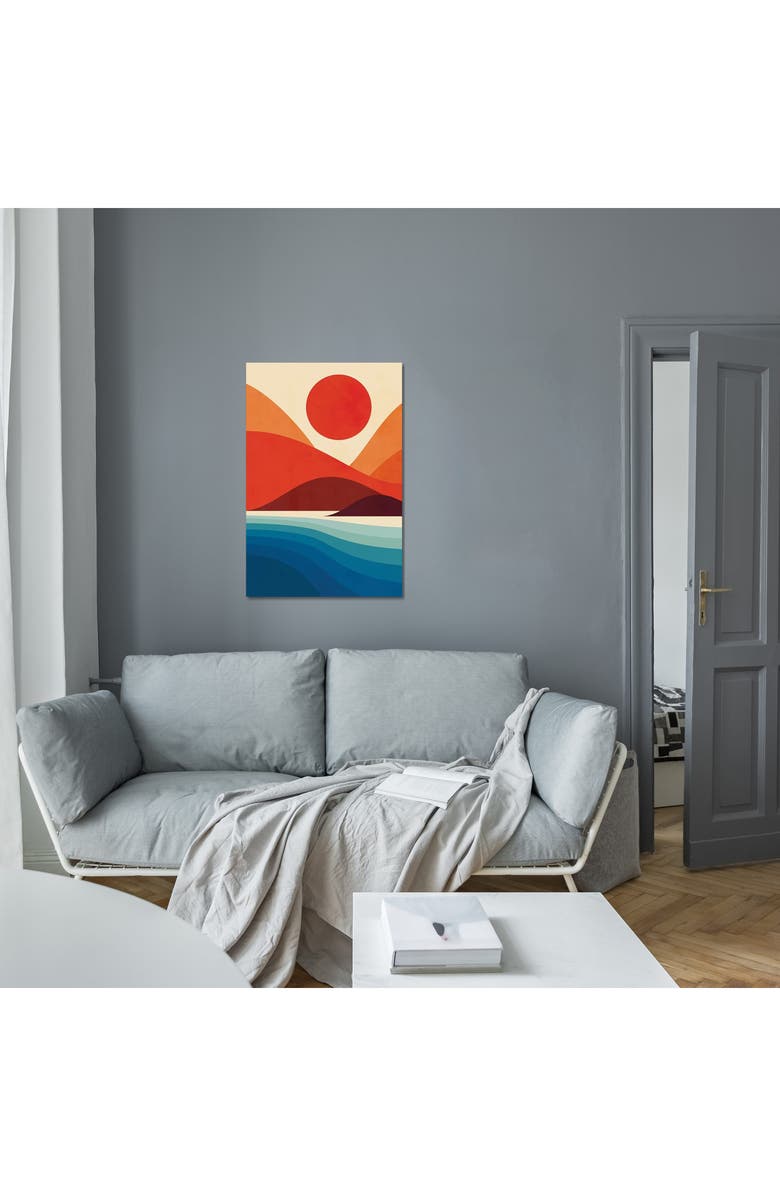 iCanvas Seaside by Jay Fleck Canvas Wall Art, Alternate, color, 