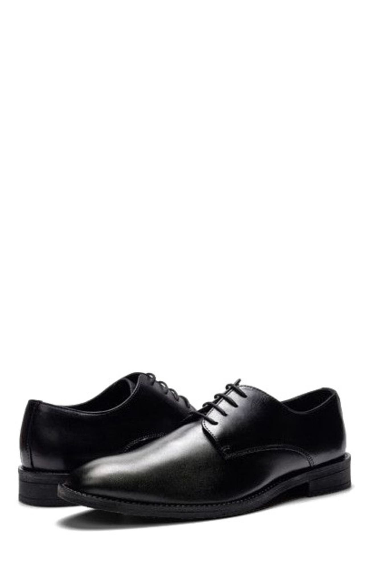 A. Veer Rowan Derby, Alternate, color, Black Leather