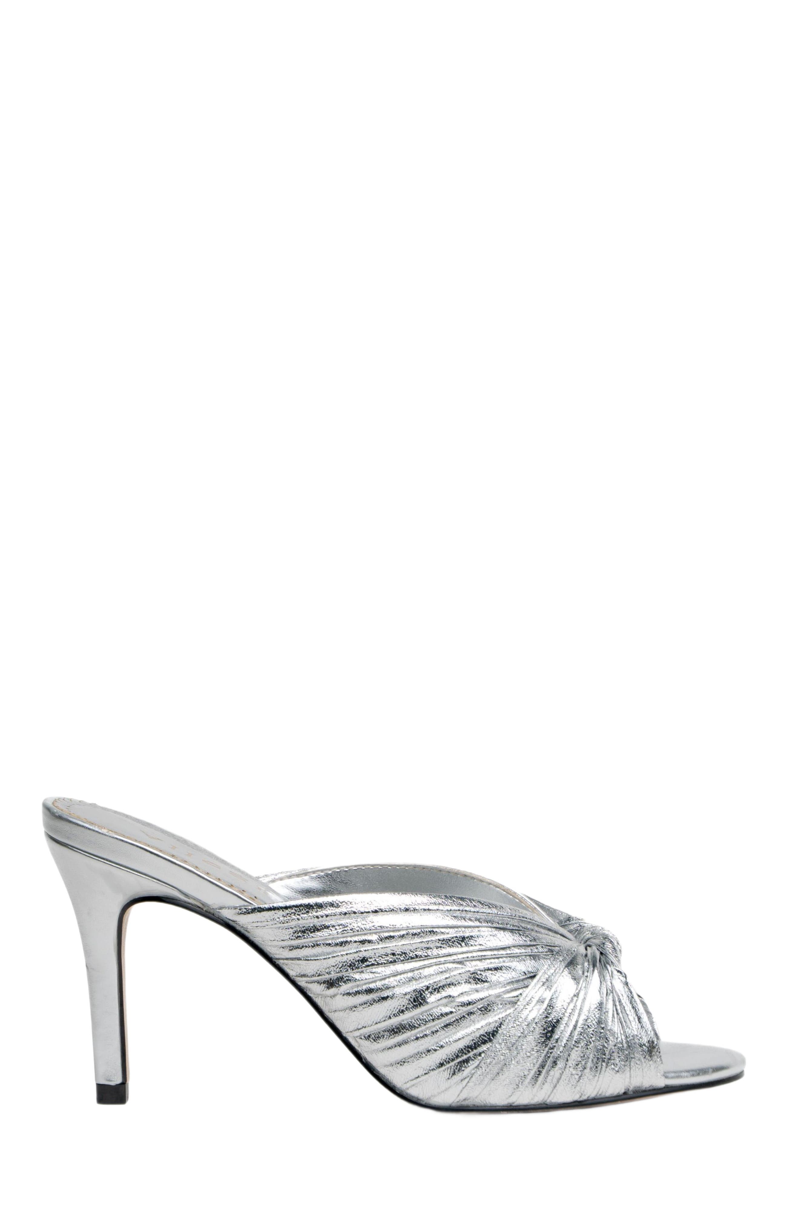 Allegra James Amy Twist Metalic Sandal, Main, color, 