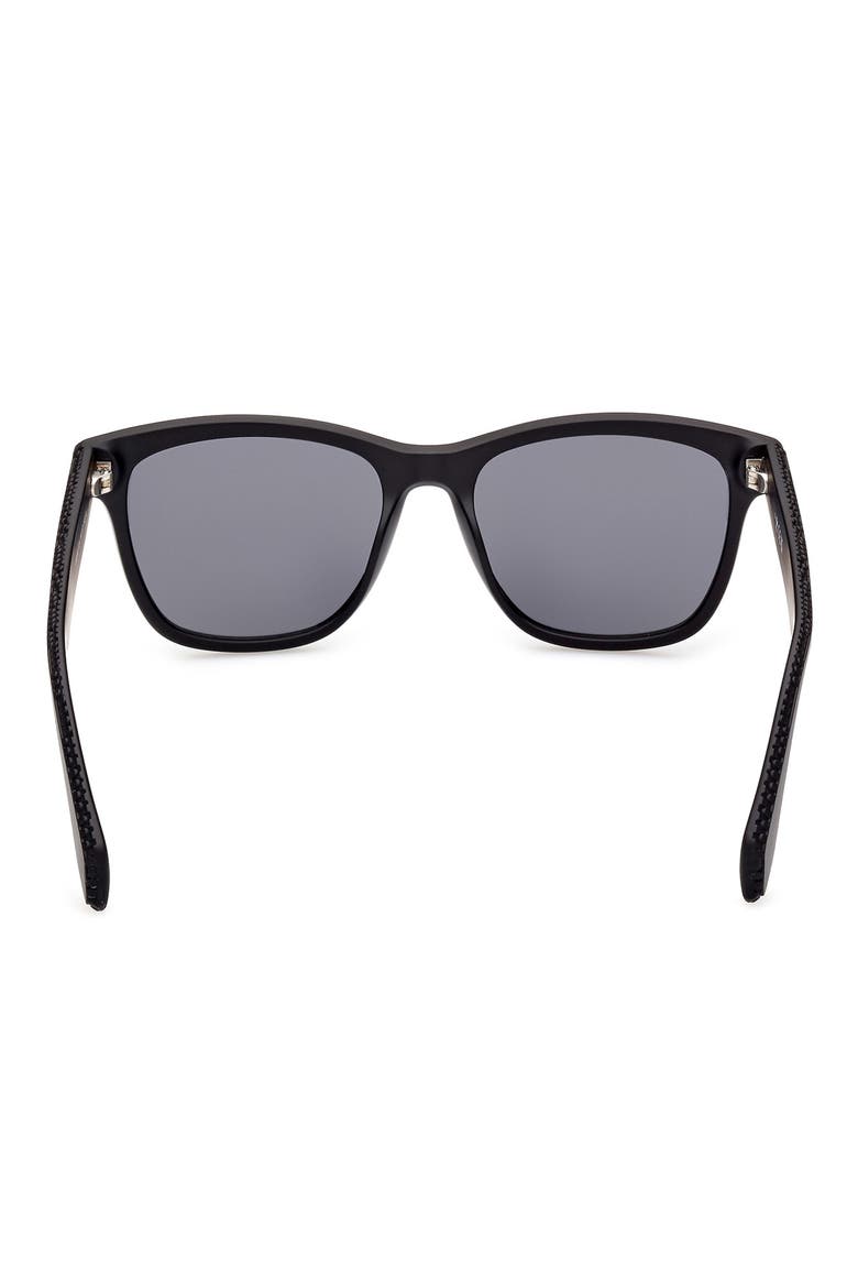 54mm Navigator Sunglasses, Alternate, color, MATTE BLACK / SMOKE
