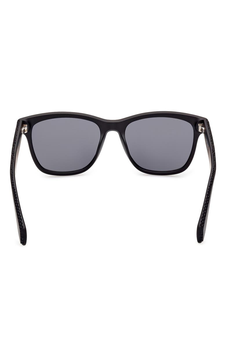 adidas 54mm Navigator Sunglasses, Alternate, color, Matte Black / Smoke