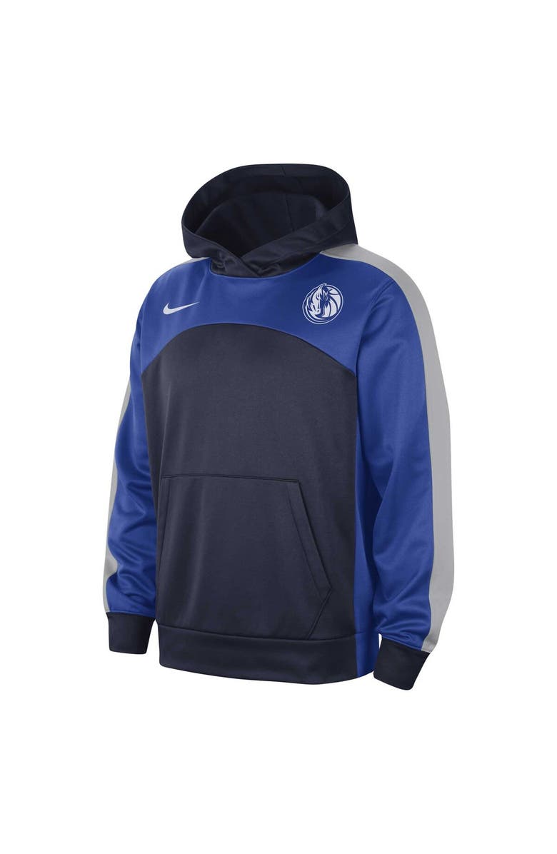 Nike Men's Nike Navy/Blue Dallas Mavericks Authentic Starting Five Force Performance Pullover Hoodie, Alternate, color, Navy