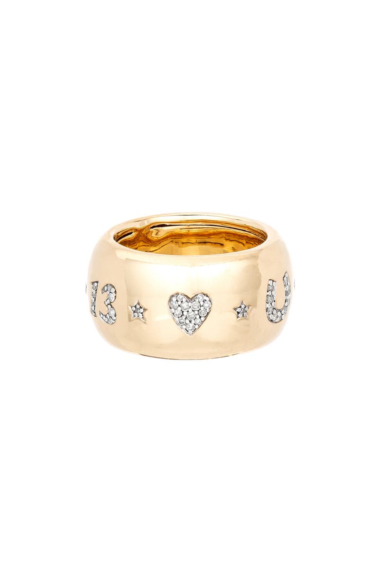 Good Luck Ring, Alternate, color, D0.30 14KYG