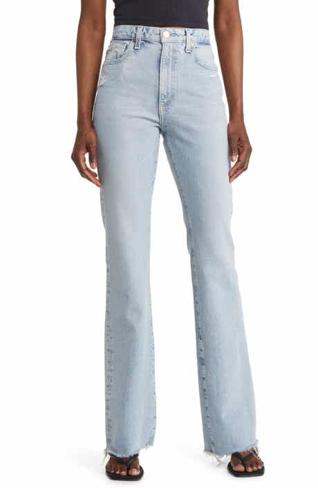 AG Alexxis Raw Hem High Waist Bootcut Jeans