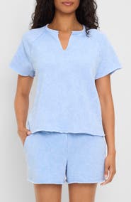 Michael Stars Jessie Notched Neck T-Shirt