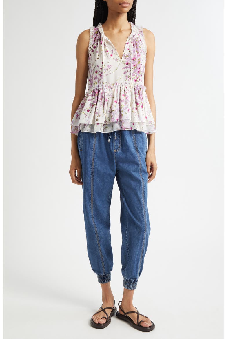 Paige Denim Joggers, Alternate, color, RUISSEAU