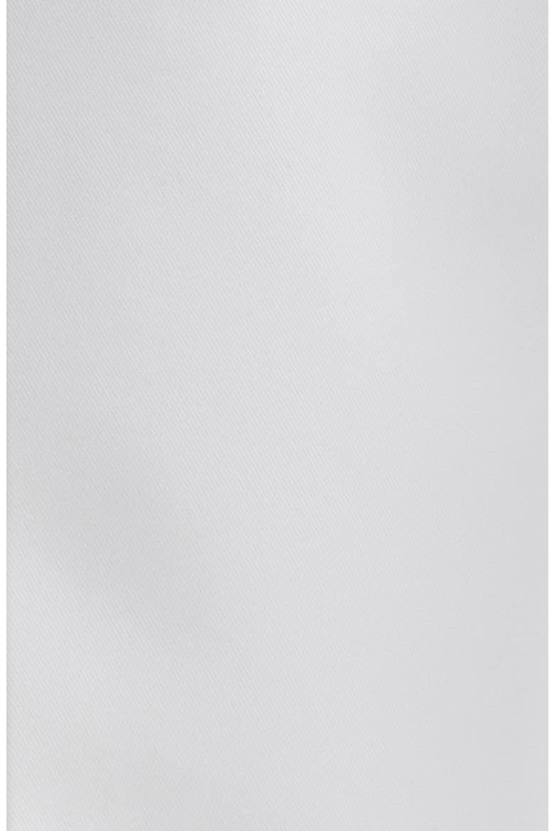Microfiber Flat Front Pants, Alternate, color, WHITE