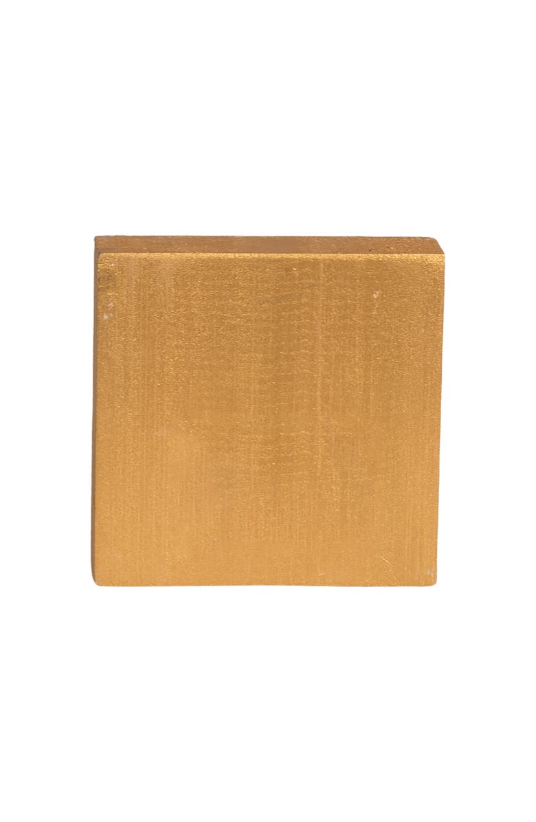 Transpac Wood and Acrylic Block Gold Angel Multicolored for Spring Home Decor, Alternate, color, Multicolored