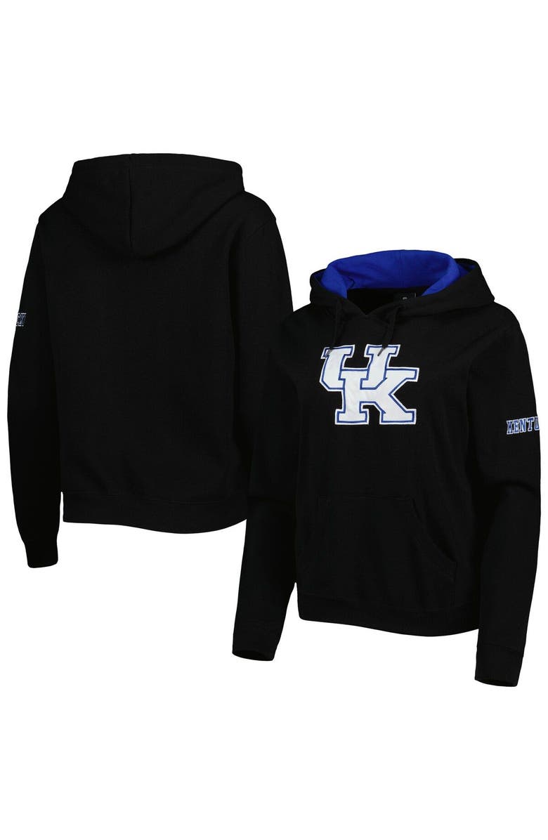 STADIUM ATHLETIC Women's Black Kentucky Wildcats Big Logo Team Pullover Hoodie, Main, color, 