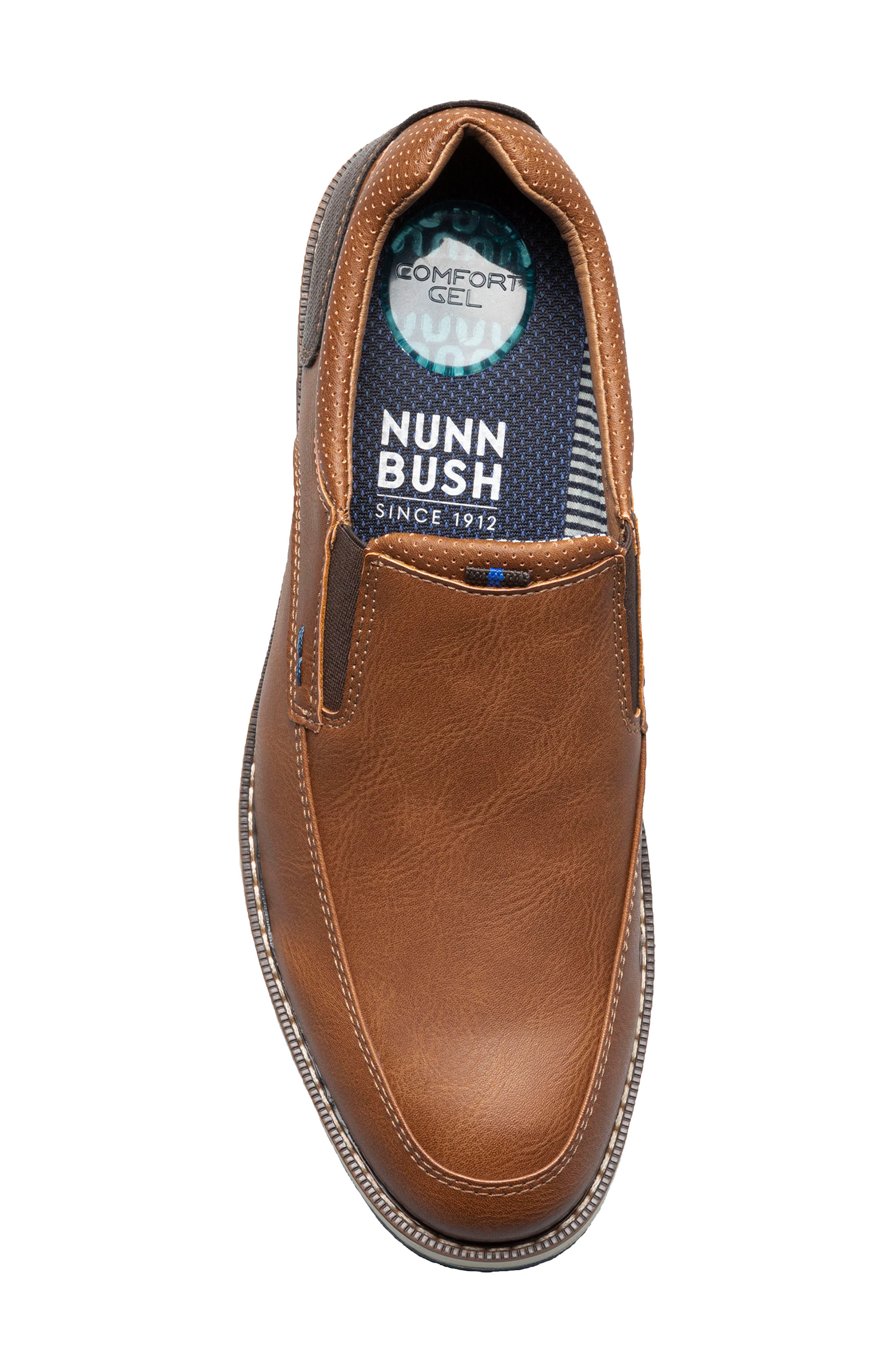 Hyde II Moc Toe Loafer - Wide Width Available, Alternate, color, COGNAC
