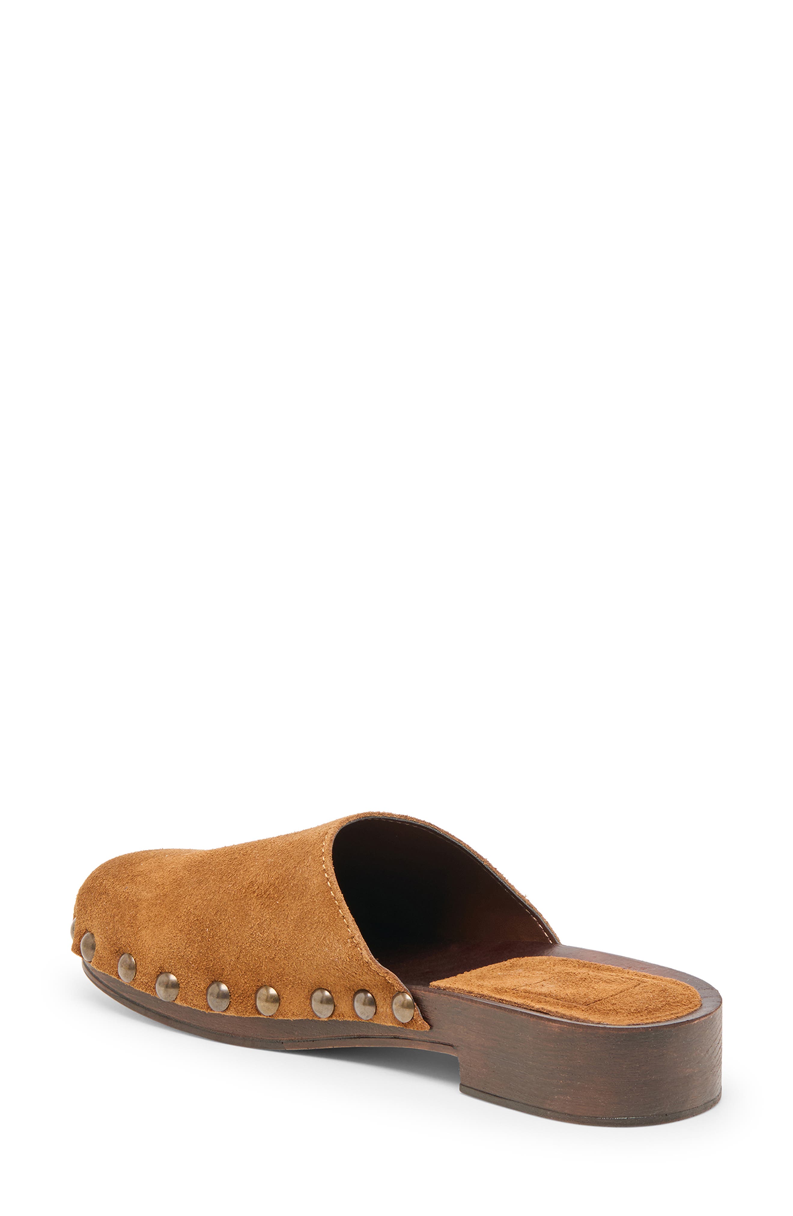 Dolce Vita Alanis Studded Mule, Alternate, color, Chestnut Suede