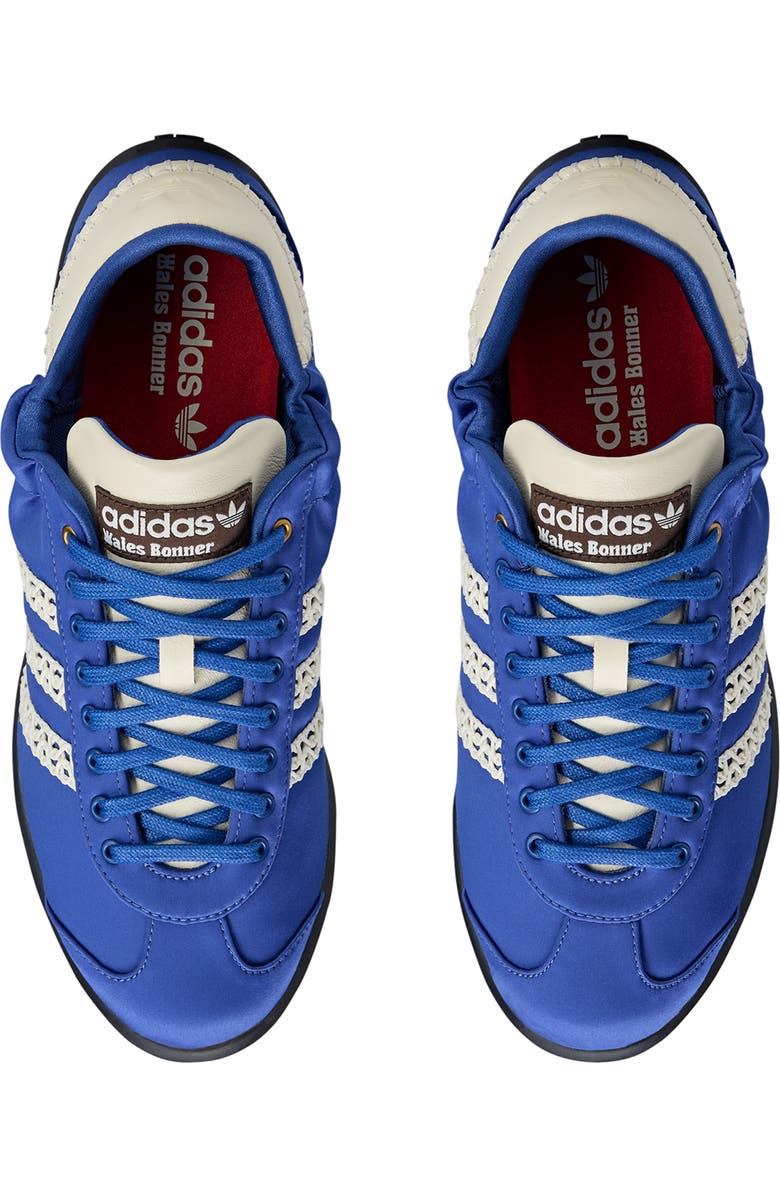 adidas x Wales Bonner Gender Inclusive Karintha Lo Sneaker, Alternate, color, Cream White/ Blue