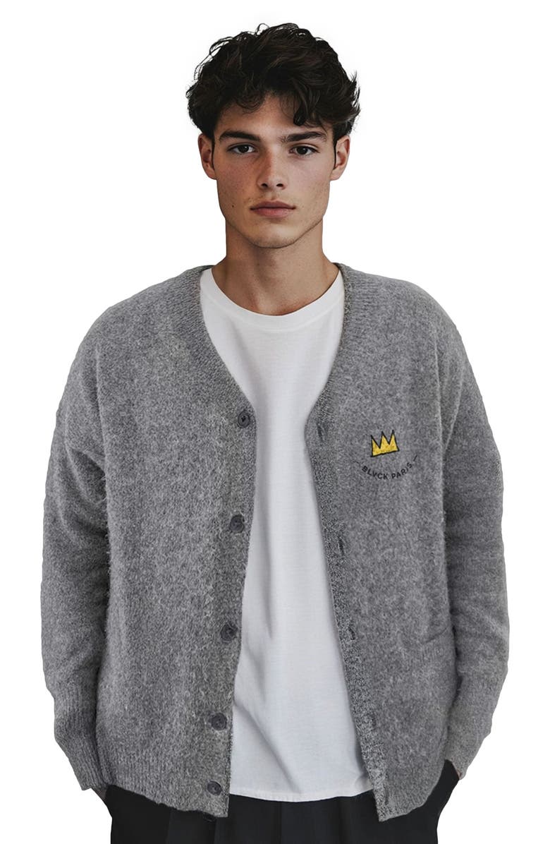Blvck x Basquiat Cardigan, Main, color, 